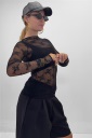 maglia in pizzo trasparente jess